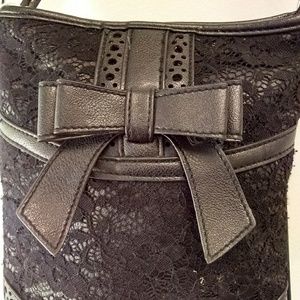 Leather Lace purse